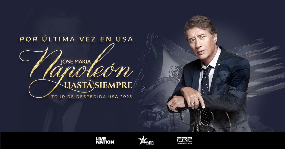 José Maria Napoleón Hasta Siempre Tour de Despedida Tour Poster 2025